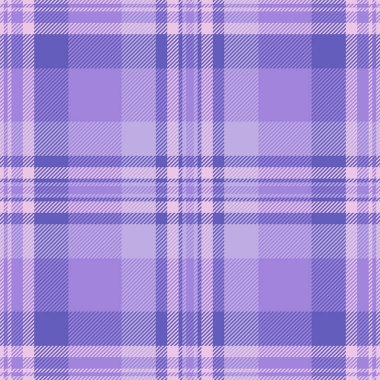 Tekstil vektör kontrolü, deco tartan ekosesiz. Kapalı desen kumaş arkaplanı çivit ve açık renk paletinde.