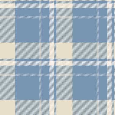 Boyasız vektör tartan, ekose desen kontrolü. Cyan ve açık renk paletinde erkek tekstil arkaplan dokusu.