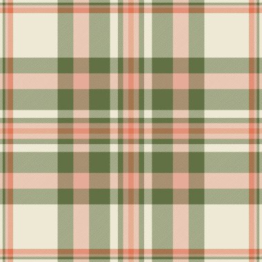30 'ların kusursuz dokusu, tartan kontrol vektörü. Açık ve yeşil renk paletinde tekstil ekoseli kumaşı yinele.