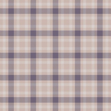 Bahar dikişsiz tekstil kumaşı, arka plan ekose desenli. Preppy kumaş Pastel ve beyaz renk paletinde doku vektörünü kontrol et.