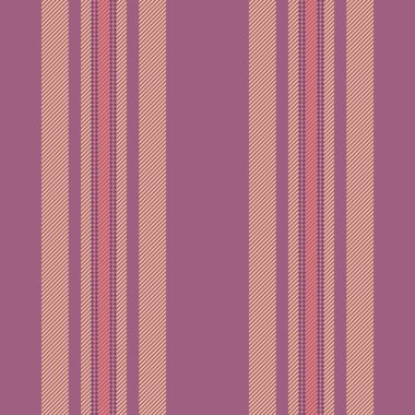 Maket desenli vektör arka planı, el yapımı doku çizgileri dikey. Pebsite tekstil düz kumaş pembe ve turuncu renk paleti.