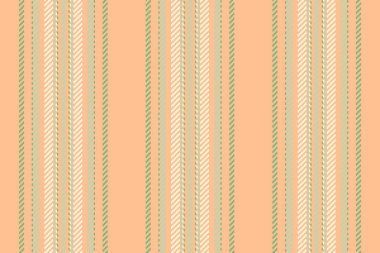 Paketleme hatları, kumaş pürüzsüz, okul arkaplan çizgili dokusu. Turuncu ve açık renk paletinde düşey hafif tekstil vektör deseni.