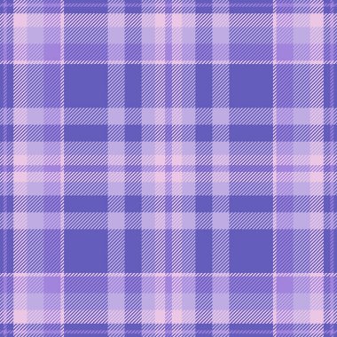 Net tekstil arka plan dokusu, olay ekoseli desen kontrolü. Süslü vektör kumaşı çivit mavisi ve açık renk paleti.