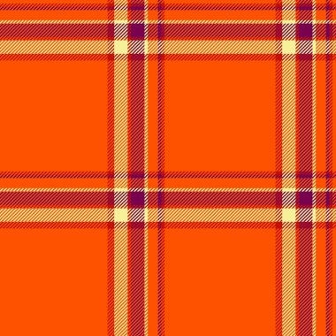 Tekstil arka plan şablonu, ağ kumaşı dikişsiz ekose. Parlak ve pembe renk paletinde tartan vektörünü kontrol et.