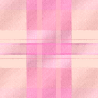 Çerçeve tekstil vektör deseni, günlük tartan deseni. Piknik örtüsü kumaş arka plan kontrolü açık ve pembe renk paletinde pürüzsüzdür.