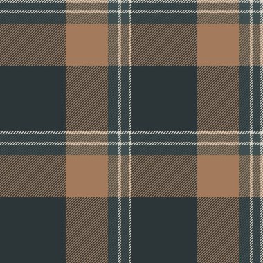 Herringbone kumaş arka plan ekose, sicim dokusu desen vektörü. Koyu ve turuncu renk paletinde saf, pürüzsüz kumaş rengi..