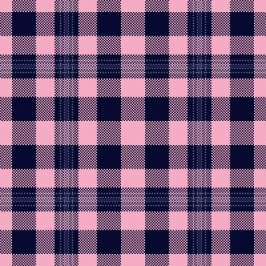 Pastel dikişsiz vektör arkaplan, derin tartan desenli kumaş. Uluslararası ekose kumaş dokusunu açık ve koyu renk paletinde kontrol et.