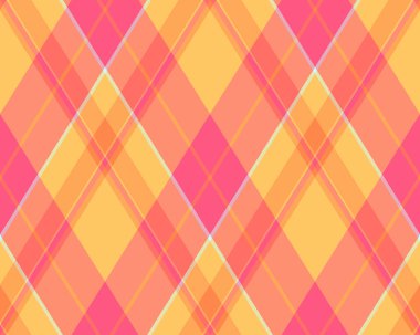 Argyle geometrik eşkenar dörtgenin kusursuz deseni. Harlequin duvar kağıdı tasarımını kontrol et. Web geçmişi için klasik elmas şekilli tekstil malzemesi, baskı kumaşı, kazak, ambalaj kağıdı, hediye kartı, davetiye.