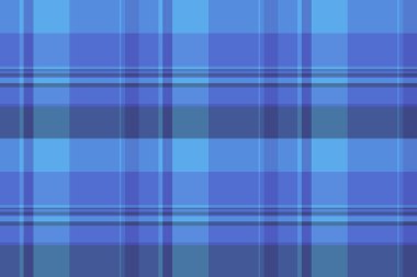 Zarif vektör deseni, canlı tekstil dikişsiz kumaş. Tartan arka plan ekoseli mavi ve cyan renk paleti ile boya.