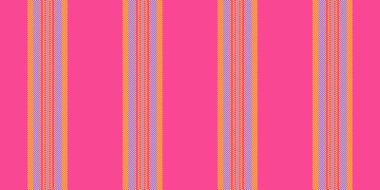 Çin yeni yılı arka plan vektörü tekstil, gül pürüzsüz desenli şerit. Parça doku çizgileri pembe ve parlak renk paletinde dikey kumaş.