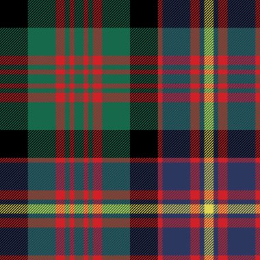 Cameron erracht tartan Dikişsiz desen kumaş doku