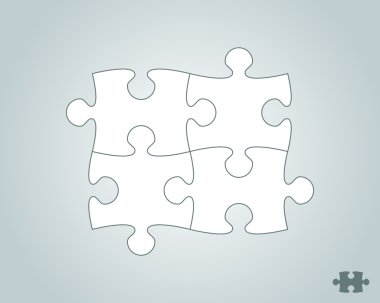 Bulmaca parçaları öğesi