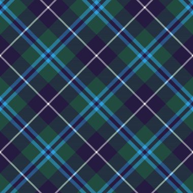 Douglas tartan sorunsuz köşegen desen kumaş doku