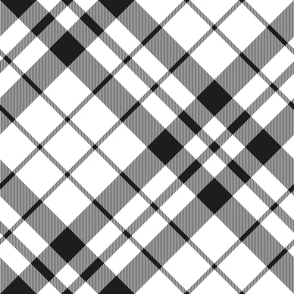 Hibernian fc tartan siyah ve beyaz ekose köşegen desen seaml