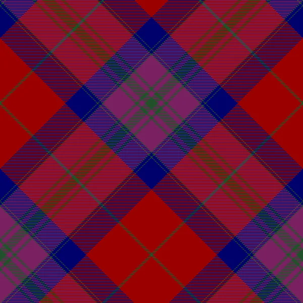 Orgullo de Escocia otoño tartán patrón diagonal sin costuras — Archivo Imágenes Vectoriales