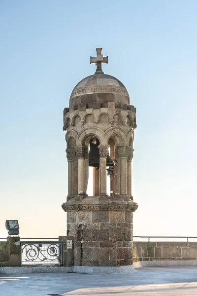 Spanya Nın Barselona Şehrinde Mont Tibidabo Tepesinde Expiatori Del Sagrat — Stok fotoğraf