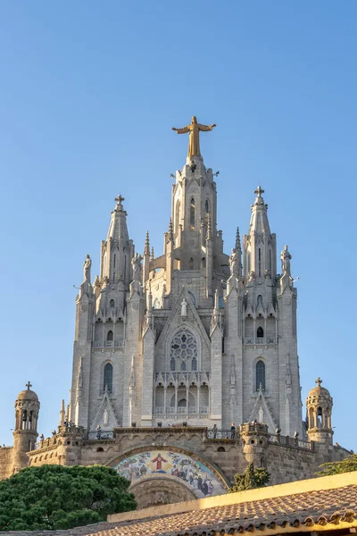 Expiatori Del Sagrat Cor Tapınağı Spanya Nın Barselona Şehrindeki Mont — Stok fotoğraf
