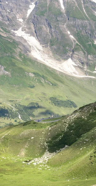 Висока альпійська дорога в Гроссґлокнер (Австрія). — стокове фото