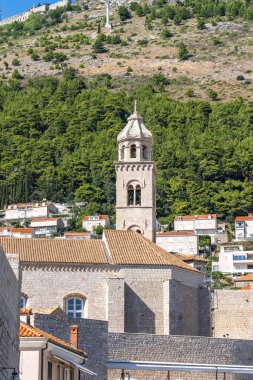 Hırvatistan 'ın Dubrovnik kentindeki çan saat kulesi