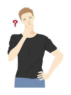 Genç bir adamın üst gövdesinin yansıması.