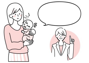 Annenin konsültasyonu ve doktorun tavsiyesi