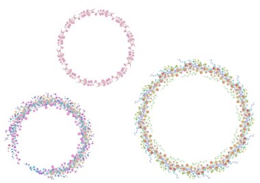 Süs çerçevesinden yapılmış küçük yaprak bitkileri.