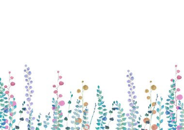 Süs çerçevesinden yapılmış küçük yaprak bitkileri.