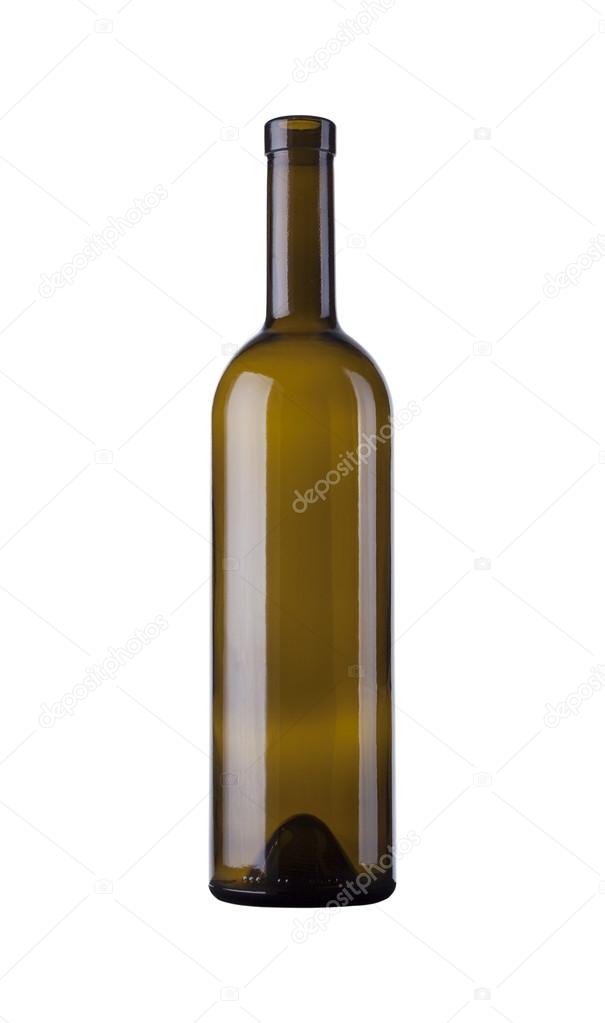 Bottle from under wine