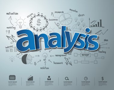 Yaratıcı çizim Çizelgeler ve grafikler iş analizi metinle