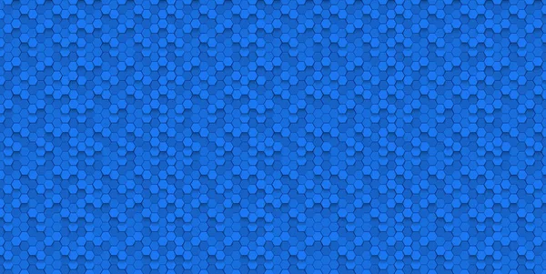 Vector Hexagonal Blue Abstract Background Hexagons Texture Design — Stock Vector