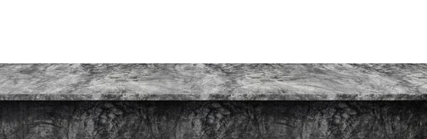 テーブルトップコンクリートロフトスタイル あなたの製品を表示またはモンタージュに使用 白の背景に隔離 — ストック写真