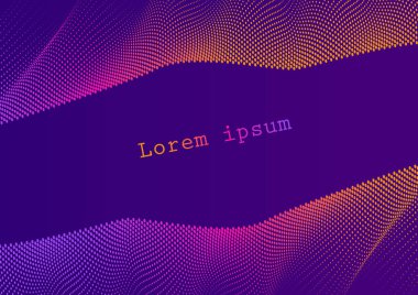 Somut arkaplan tasarımlı vektör yarı- ton