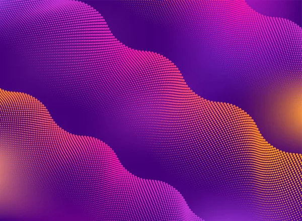 Semitono Vectorial Con Gradientes Vívidos Diseño Fondo Abstracto — Archivo Imágenes Vectoriales