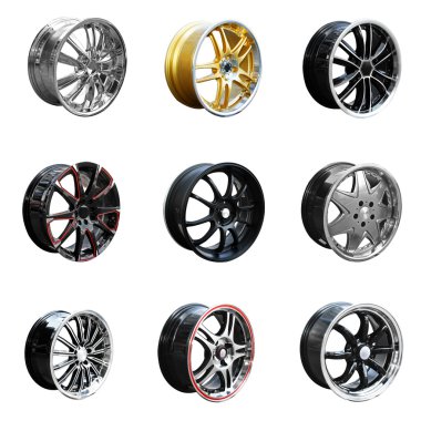 koleksiyon araba tekerlek diskleri