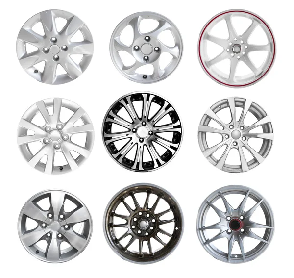Collection Car Wheel disks — Stock Photo, Image