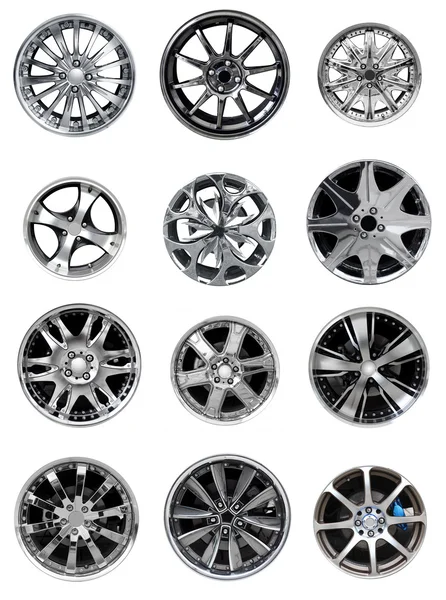 Collection Car Wheel disks — Stock Photo, Image