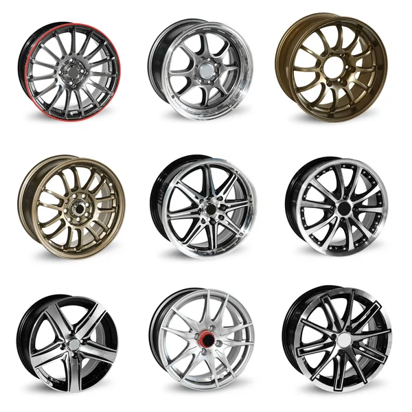 Collection Car Wheel disks — Stock Photo, Image