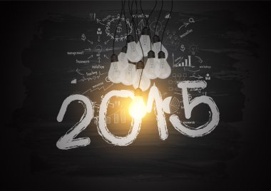 Parlak ampul aydınlatmak sayı 2015