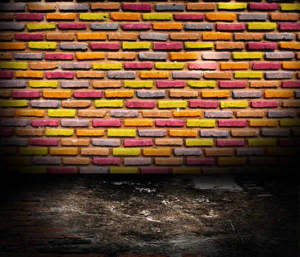 Brick wall and floor — Stock Photo, Image