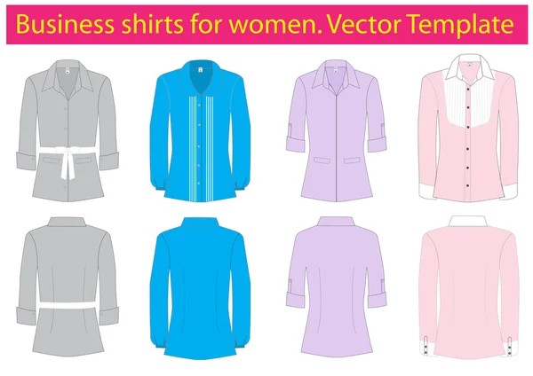 Pastel camisas femininas — Fotografia de Stock