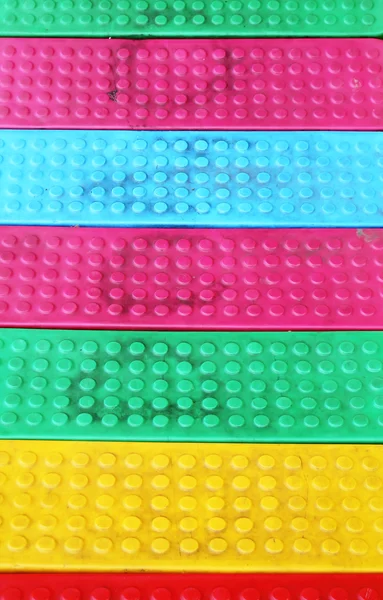 Colorful bumpy plastic