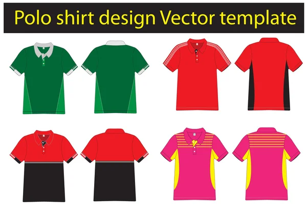 Kleurrijke polo shirts — Stockfoto
