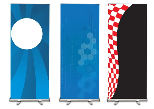 Banner stand displays — Stock Photo, Image