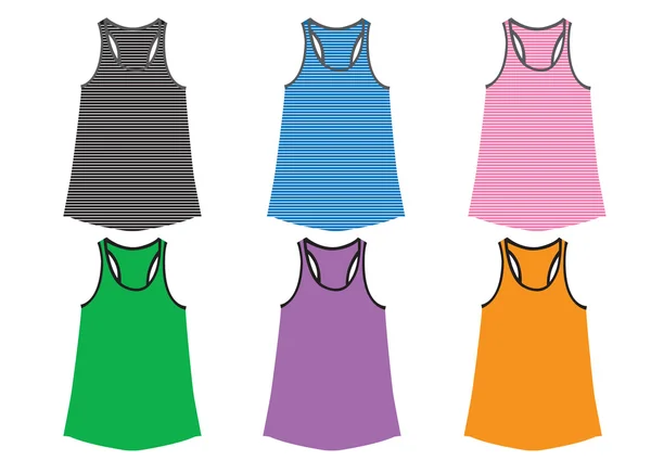 Colorful tank tops — Stock Photo, Image