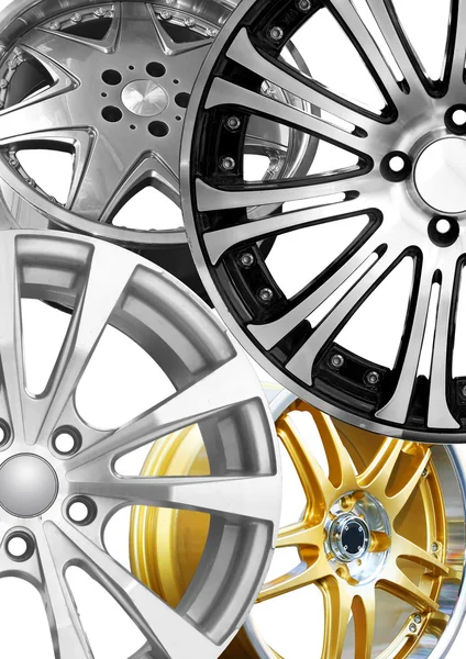 Wheel trims pattern — Stock Photo, Image
