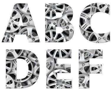 Desenli harfleri kümesi