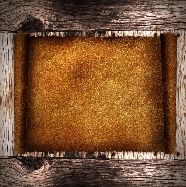 Rustik ahşap deri ile