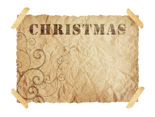 Kerstmis papier teken — Stockfoto