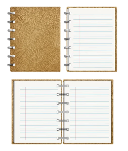 Plantillas de cuaderno en blanco —  Fotos de Stock