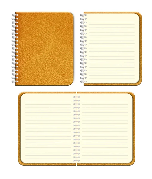 Plantillas de cuaderno en blanco — Foto de Stock